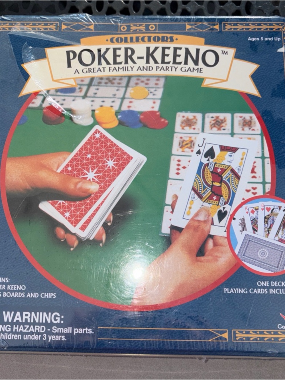 Poker Keeno Tin No. 99 Family Party Game Maplegrove Collection Factory Sealed